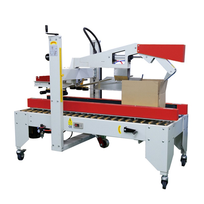 Automatic Flap Folding Box Case Carton Cover Tape Sealer Machine