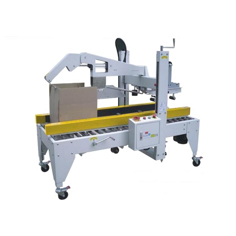 Automatic Flap Folding Box Case Carton Cover Tape Sealer Machine