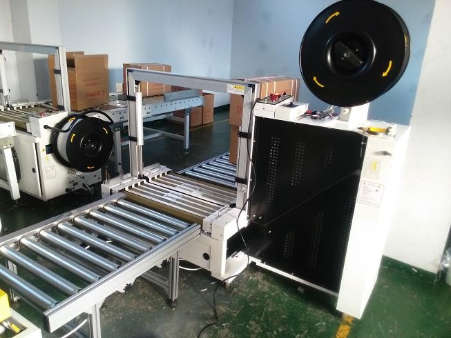 Automatic Online Low Table Arch Strapping Machine With Conveyor