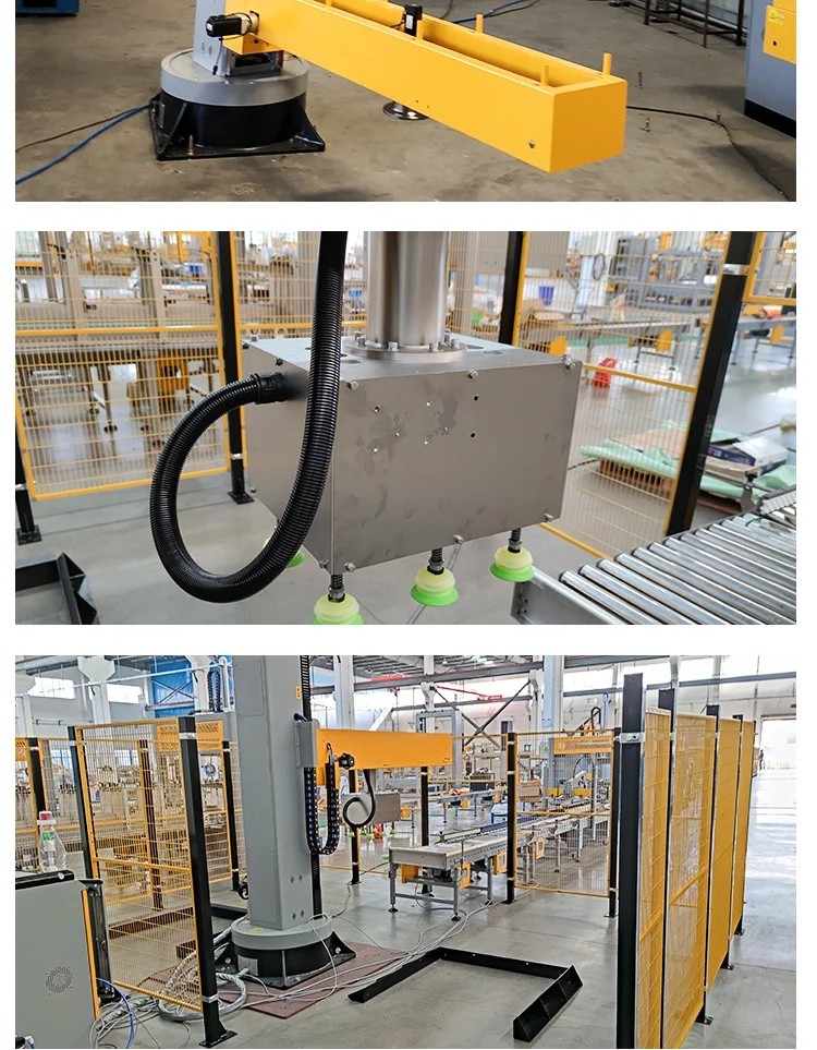 Automatic Robot Arm Stacking Palletizer Machine for Carton Box Palletizing