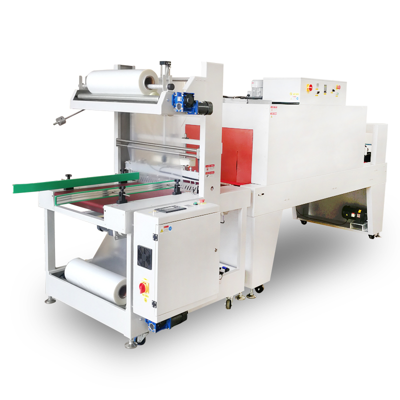 Automatic Sleeve Shrink Wrapping Machine With Infeed Belt Conveyor