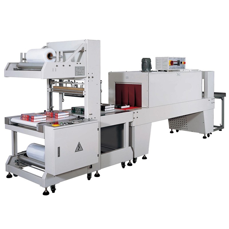 Automatic Sleeve Shrink Wrapping Machine With Infeed Belt Conveyor