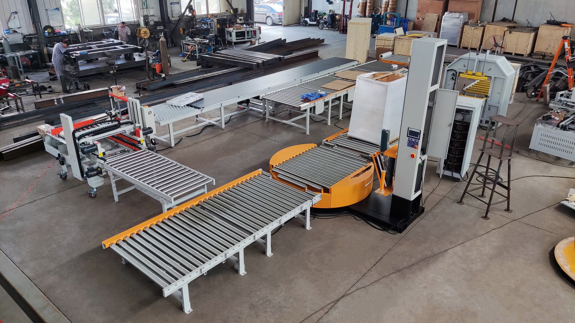 UCR-T2000A Inline Pallet Stretch Wrapper