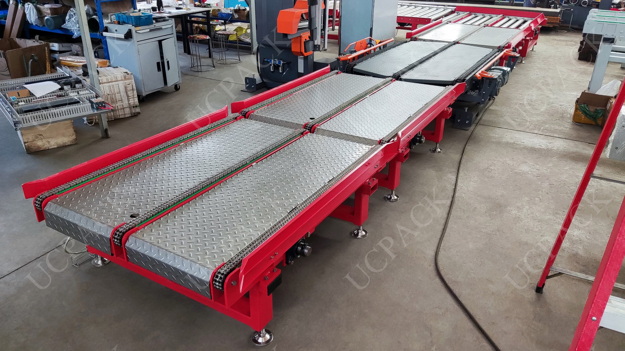 URTS-900 Right Angle Pop Up Roller Transfer Conveyor